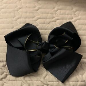 Elegant Black Hair Bow